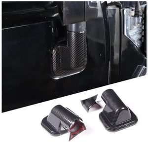 For Hummer H2 2003-2009 Exterior Mirror Base Trim Frame Carbon Fibre Style - Bild 1 von 11