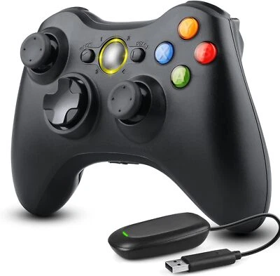 Wireless Controller für Microsoft Xbox 360/360 Slim/PC Windows 7,8,10 Gamepad - Bild 1 von 4