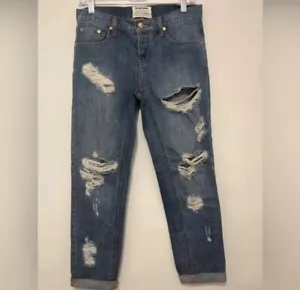 ONE Teaspoon Jeans Awesome Baggies, Distressed, Low Waist, Med. Rise, Größe 24 - Bild 1 von 11