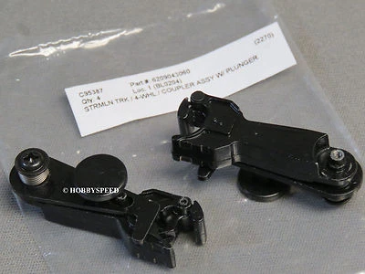 LIONEL STREAMLINER 4 WHEEL TRUCK COUPLER ASSEMBLY PLUNGER  6209043060 NEW (2) - Image 1 of 4