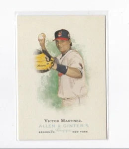 VICTOR MARTINEZ 2006 TOPPS ALLEN & GINTER'S BASEBALL SHORT PRINT CARD-SHIPS FREE - Picture 1 of 24