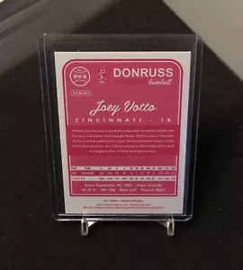 Joey Votto Pink Back 2017 Donruss Retro Variation card RV-8 Cincinnati Reds - Picture 1 of 2