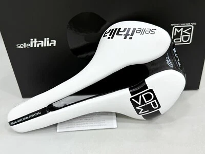 Sillín de riel de carbono Selle Italia Flite Boost Kit Superflow MVDP (blanco) 145x250 mm Foto 1 de 4