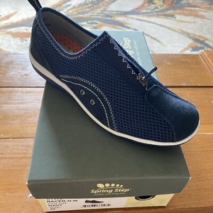spring step Size 39 Racer Navy New In Box - Picture 1 of 9
