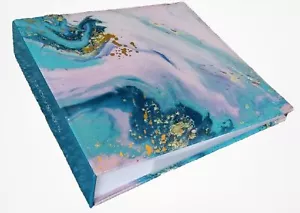 Large Marble Photo Album 200 Pocket 6 x 4 Inch Photos Wedding Holiday Memories - Picture 1 of 4