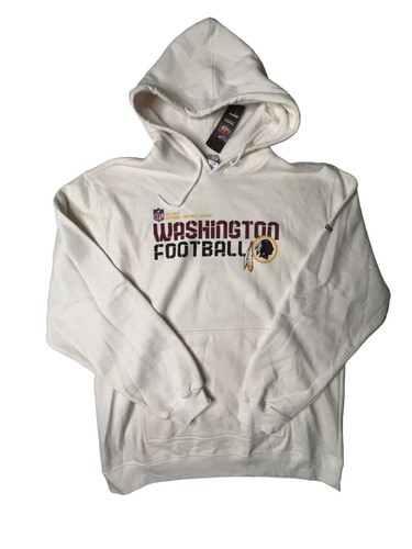 OFF WHITE Washington Redskins **RARO** Cappuccio Reebok Sideline 2009 bianco NFL NOS