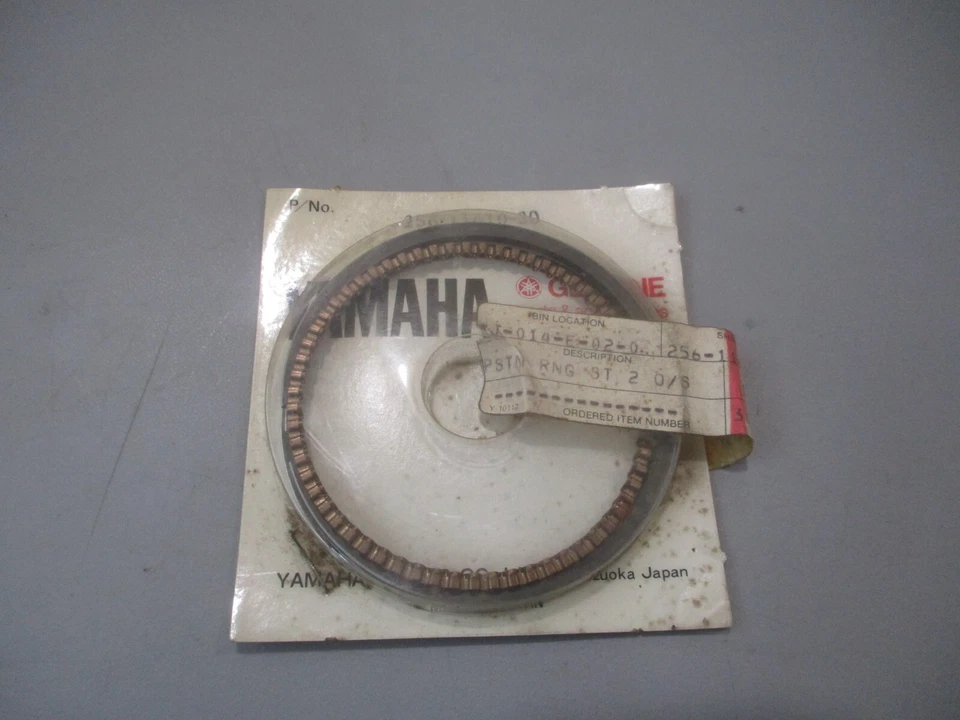 NOS Yamaha OEM Piston Ring Set 0.50 1970-1971 XS1 1972 XS2 256-11610-20 - Image 1 of 1
