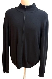 Boss Hugo Boss Full Zip Pullover Gr. XXL Schurwolle Schwarz Regular Fit GR - Bild 1 von 7