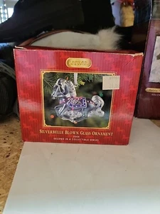 2008 Breyer Silverbelle Blown Glass Christmas Ornament 700668 - Bild 1 von 5