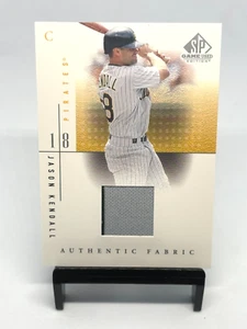 2001 SP Game Used Edition Authentic Fabric Jason Kendall #JK Pirates - Picture 1 of 2