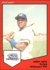 1989 Williamsport Bills ProCards #641 Harry Davis