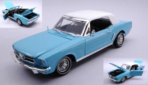 MotorMax FORD MUSTANG HARD TOP "JAMES BOND THUNDEBALL" BLUE/WHITE 1:18 - Imagen 1 de 1