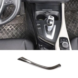 For BMW F20 F21 F22 F23 Carbon Fiber Style Middle Console Gear Shift Strip Trim - Picture 1 of 11