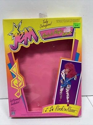 1987 Jem & The Holograms Music Is Magic Fashions Rock N Roses Outfit ~SOMENTE CAIXA~ - Imagem 1 de 4
