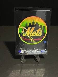 1991 Upper Deck MLB Team Logotipo Holograma Pegatina Béisbol Mets de Nueva York - Imagen 1 de 3