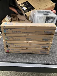 4er Set - Original Konica Minolta TN321K TN321C TN321M TN321Y Toner - Bild 1 von 3