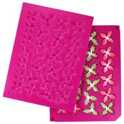 Heartfelt Creations 3D POINSETTIA SHAPING MOLD 3 dimensional flowers HCFB1-463 - Image 1 of 2