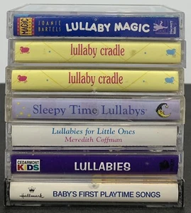 Lullaby Songs Cassette Tape Lot Of 7 Babies Sleeping Music Bedtime - Picture 1 of 3
