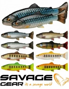 SAVAGE GEAR 3D CRAFT TROUT PULSETAIL 16 CM 53 GR ARTIFICIEL LUCCIO SILURO SHAD - Picture 1 of 9