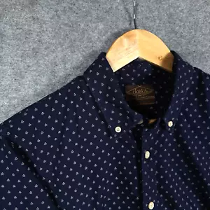 Camisa Scotch and Soda Para Hombre Azul Mediana Manga Larga Estampado Geométrico Calce Regular - Imagen 1 de 13