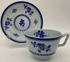 Spode Gloucester (Blue) Cup & saucer - Picture 1 of 4