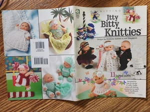 Itty Bitty Knitties, House of White Birches, 11 outfits for 5" dolls - Picture 1 of 1