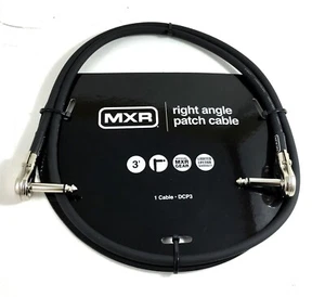 Instrument Cable Patch MXR 3 feet (~1m) Right Angle Ends Lifetime Warranty - Picture 1 of 6