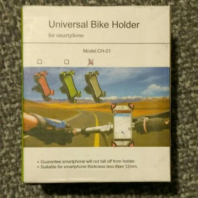 SOPORTE BICICLETA UNIVERSAL CH-01 PARA SMARTPHONE, GPS Y OTROS DISPOSITIVOS (GRIS) Foto 1 de 4