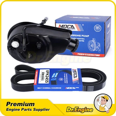 Power Steering Pump Serpentine Belt fit 97-00 Chevy GMC C1500 K2500 Yukon Tahoe - Image 1 of 4