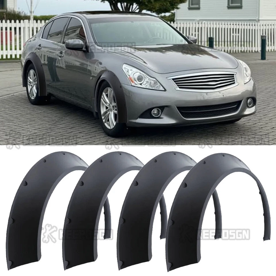 Kits de alargadores de para-lama arcos de roda para Infiniti Q40 Q45 Q50 Q70 Q60 4,5" - Imagem 1 de 4