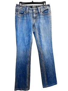 Serfontaine Feline Jean R/S Vintage Wash Denim Jeans Womens Pants 29 Made In USA - Picture 1 of 10