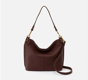 Details about   $288 Hobo International Brown Woven Leather Ombre Slouchy Tassel Shoulder Bag 