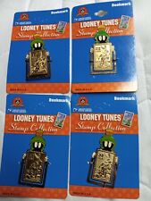 LOT OF 4 LOONEY TUNES - USPS STAMP COLLECTION MARVIN THE MARTIAN 