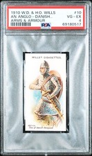 1910 W.D. & H.O. Wills Arms & Armour #10 AN ANGLO - DANISH… PSA 4 VG-EX