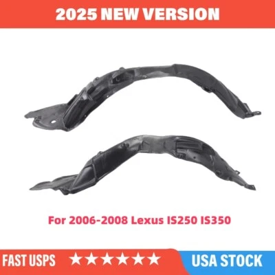 Splash Shield For 2006-2008 Lexus IS250 IS350 Front Left & Right Side Set of 2 Foto 1 de 4