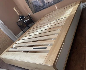 Ikea Bett "Mandal" mit 4 großen Schubladen Gebraucht wie Neu 1,40x2,00 Meter - Bild 1 von 5