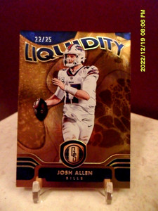 2022 Panini Gold Standard Buffalo Bills Josh Allen / 25