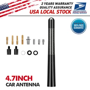 4.7" Carbon Fiber Black Radio FM Car Antena Kit For Toyota FJ Cruiser 2007-2014 - Picture 1 of 10