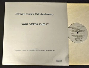 BLACK GOSPEL SOUL LP Dorothy Grant God Never Fails - Picture 1 of 1