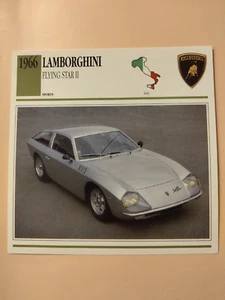 CLASSIC CARS Atlas Editions 1999 singles 1966 LAMBORGHINI Flying Star free ship - Picture 1 of 2