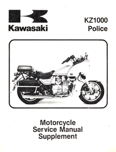 OEM Genuine Kawasaki Dealer/Owner's Service/Repair Manual 1982 KZ1000 Police - Bild 1 von 2