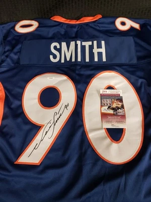 461167 - Camiseta deportiva firmada por Neil Smith de los Broncos sin marca certificado JSA Foto 1 de 4