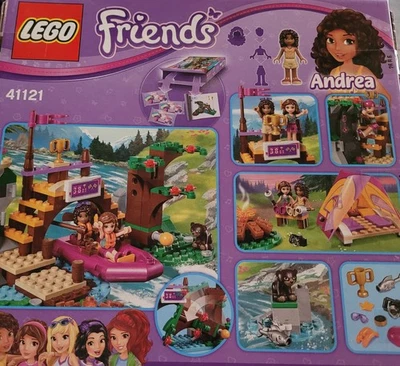 Juego Lego Friends edades 6-12 320 piezas/pzs aventura campamento rafting. Foto 1 de 2