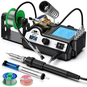 927II Digital Soldering Station Kit, 60W High Power with 5 Extra Iron Tips, 2... - Picture 1 of 7
