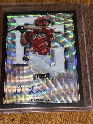 DAYLEN LILE 2020 LEAF PERFECT GAME BLACK WAVE PROOF AUTOGRAPH #1/1 NATIONALS - Image 1 of 4