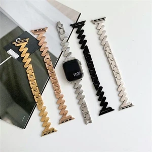 Pulsera ondulada correa mujer para Apple Watch 9 8 7 6 5 SE Ultra2 44/41/45/49 mm - Imagen 1 de 24