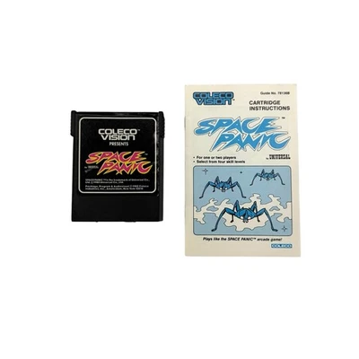 Colecovision Space Panic 1982 Arcade Video Game With Instruction Manual Working - Image 1 of 4