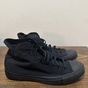 Converse Chuck Taylor All Star High All Black para hombre 11,5 para mujer 13,5 - Imagen 1 de 9