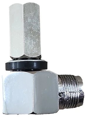 Workman SM1L CB Radio 3/8x24 Antenna Right Angle SO-239 Stud Mount - Image 1 of 4