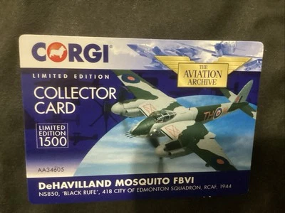 Unopened Corgi Dehavilland Mosquito FBVI NS850 Black Rufe - Image 1 of 4